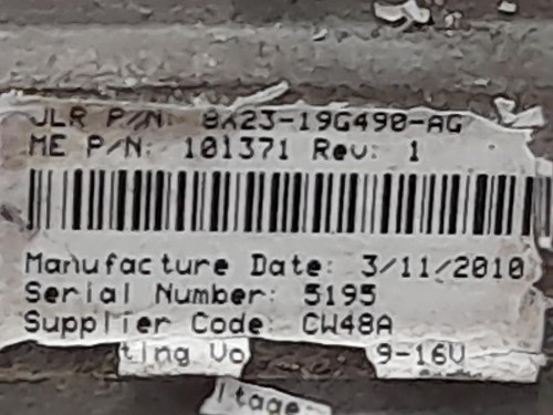 Maniglia Portello EST POST 8X23-19G490-AG Jaguar XF I 2008