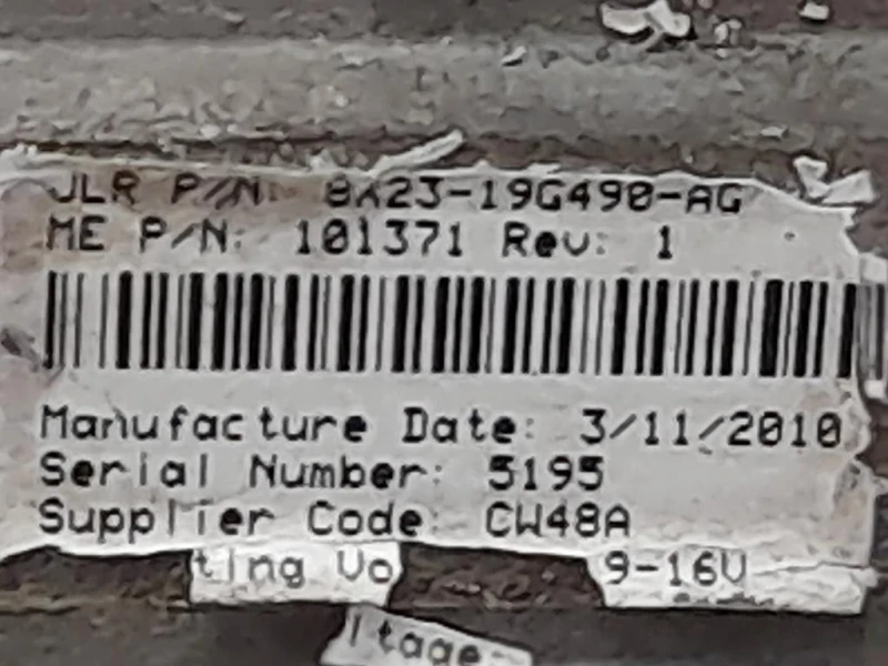 Maniglia Portello EST POST 8X23-19G490-AG Jaguar XF I 2008