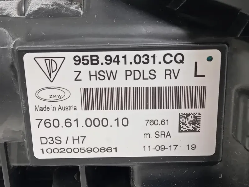 Proiettore ANT SX 95B941031CQ Porsche Macan 2014