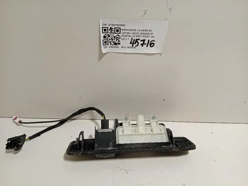 Maniglia Portello EST POST A1667500593 Mercedes Classe ML W166 2012