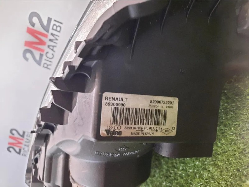 Proiettore ANT SX 89306990 Renault Megane II CC 2003