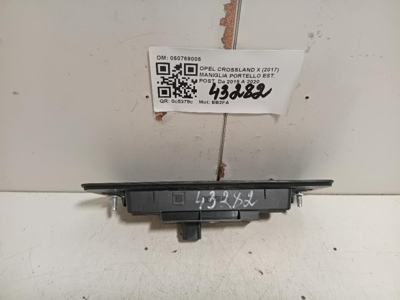 Maniglia Portello EST POST 060769005 Opel Crossland X 2017