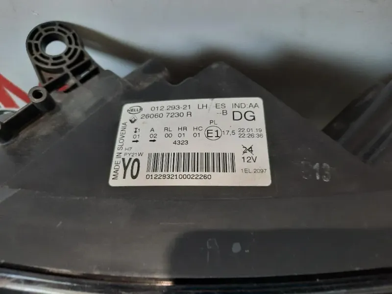 Proiettore ANT SX 260607230R Renault Scénic IV 2016