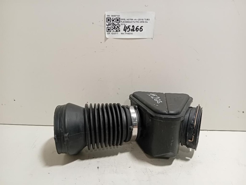 TUBO Flessibile Filtro ARIA 39087141 Opel Astra K 2019