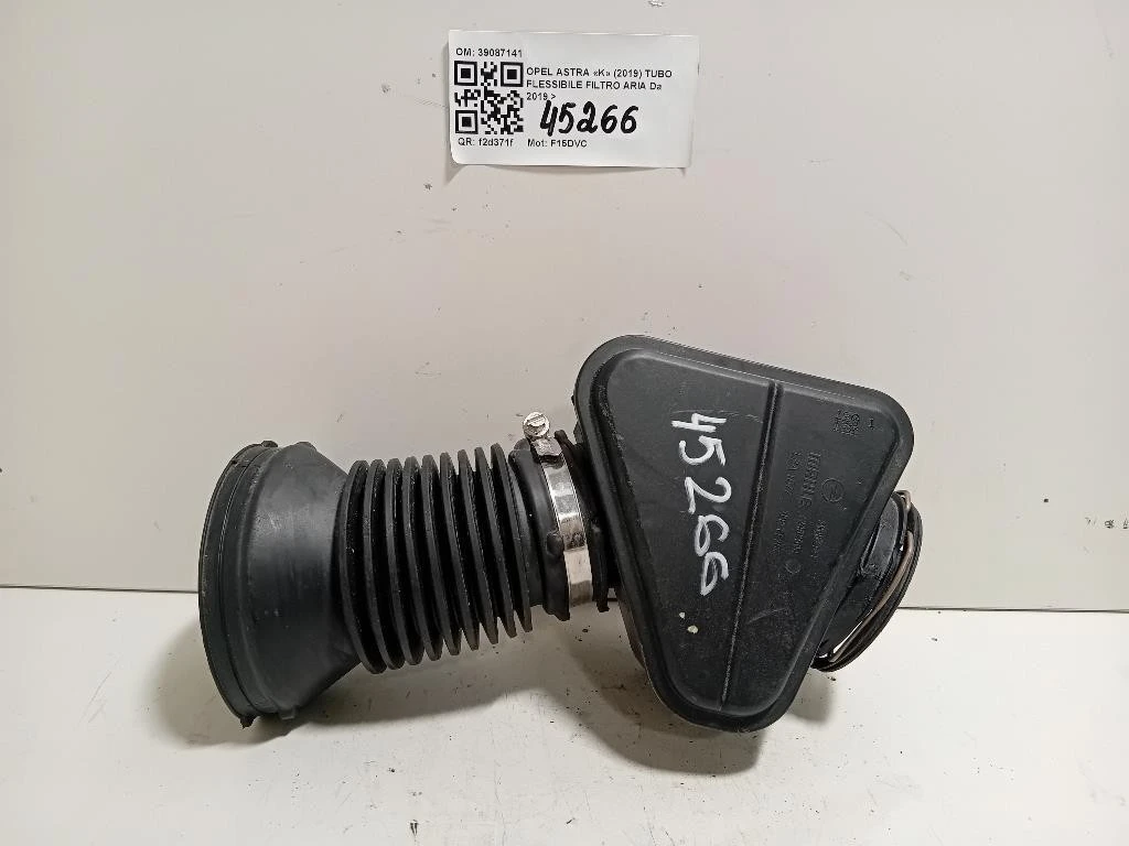 TUBO Flessibile Filtro ARIA 39087141 Opel Astra K 2019