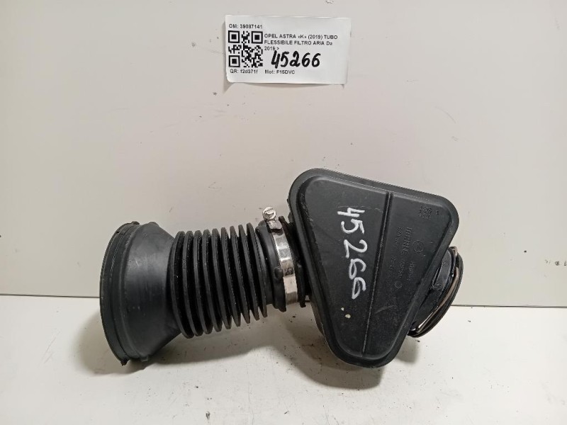 TUBO Flessibile Filtro ARIA 39087141 Opel Astra K 2019