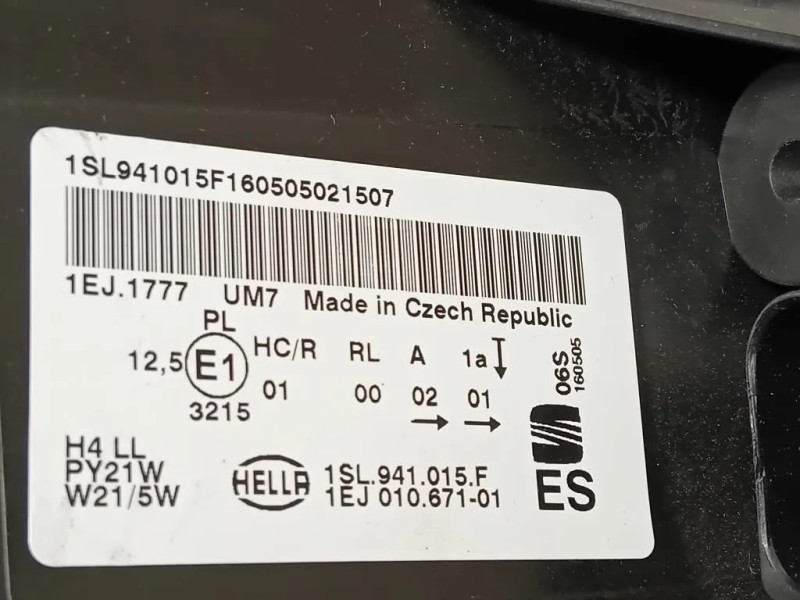 Proiettore ANT SX 1SL941015F Seat MII 2012