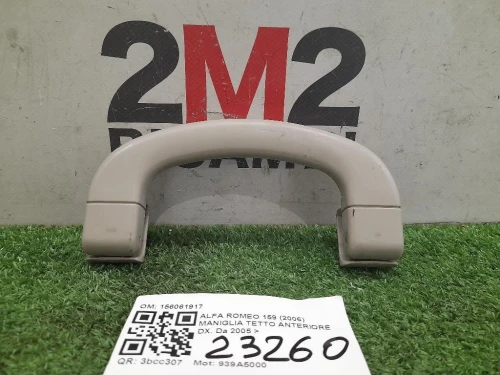 Maniglia Tetto Anteriore DX 156061917 Alfa Romeo 159 2006