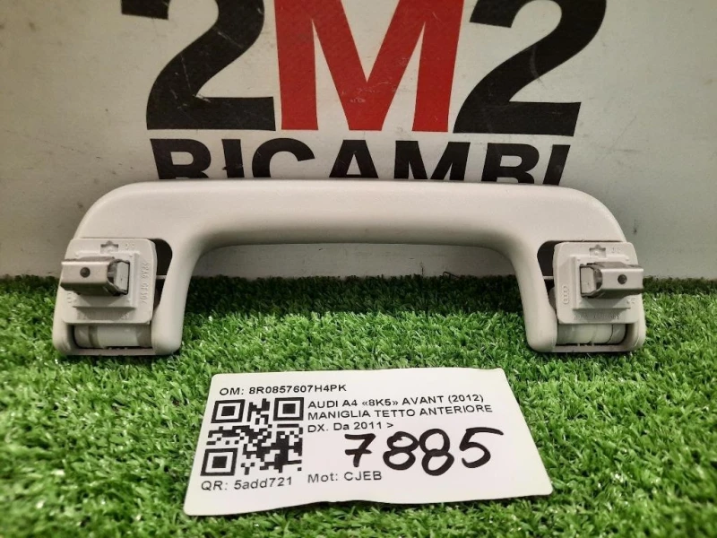 Maniglia Tetto Anteriore DX 8R0857607H4PK ANT DX Audi A4 8K5 Avant 2012