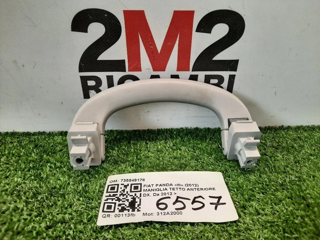 Maniglia Tetto Anteriore DX 735549178 Fiat Panda III 2012