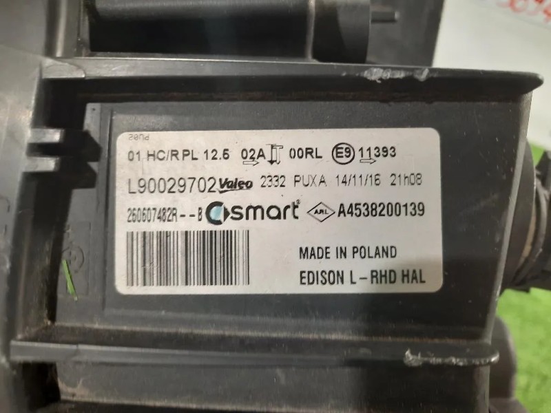 Proiettore ANT SX 260607482R Smart Forfour 453 2015