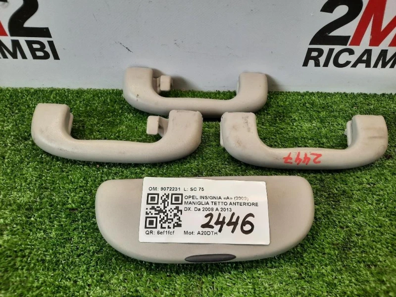 Maniglia Tetto Anteriore DX 9072231 Opel Insignia A 2009