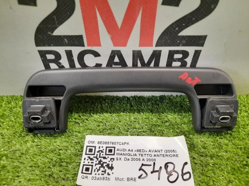 Maniglia Tetto Anteriore SX 8E0857607C ANT SX Audi A4 8ED Avant 2005