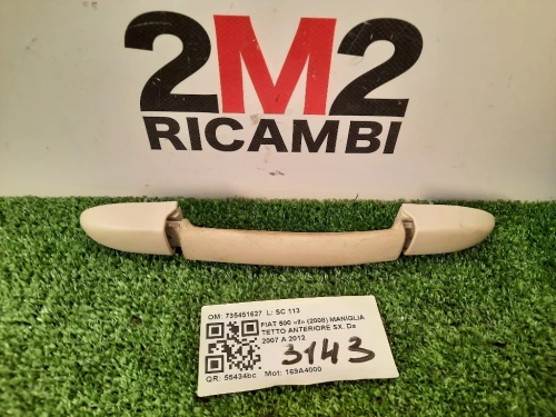 Maniglia Tetto Anteriore SX 735451627 Fiat 500 II 2008