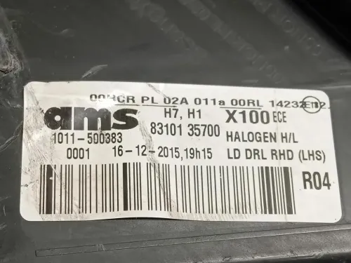 Proiettore ANT SX 83101 35700 Ssangyong Tivoli 2015