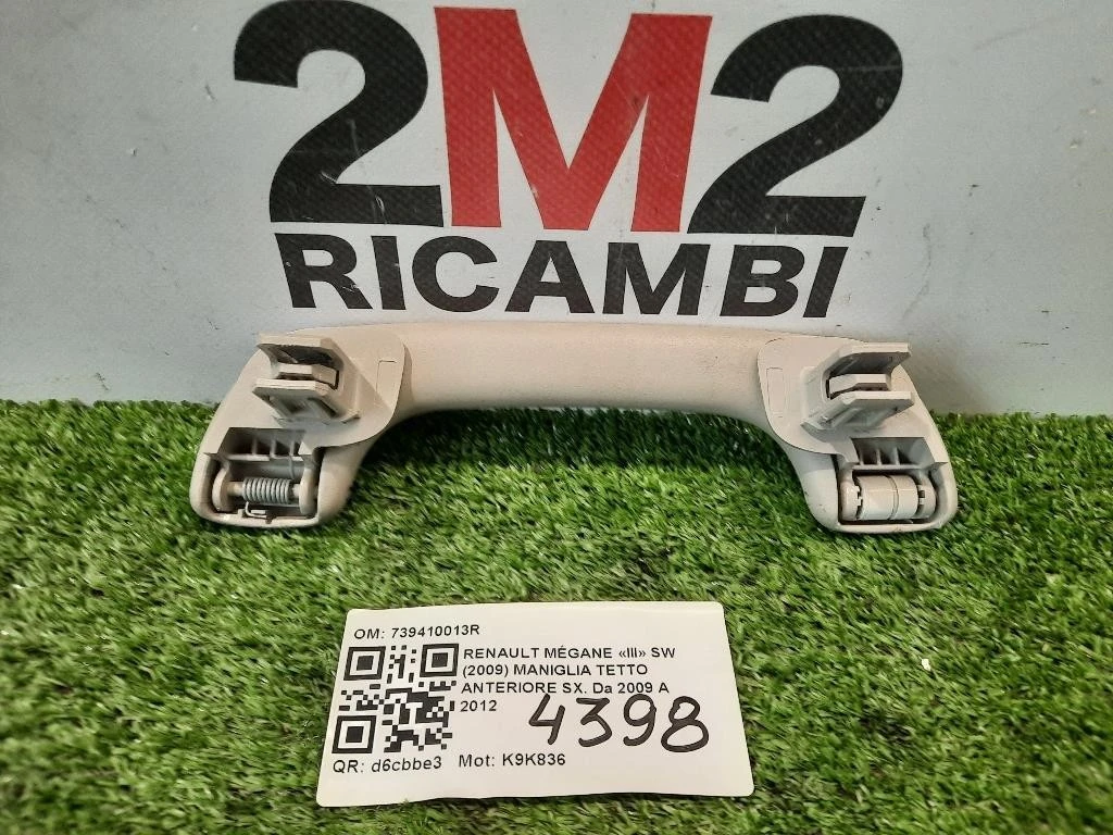 Maniglia Tetto Anteriore SX 739410013R Renault Mégane III SW 2009
