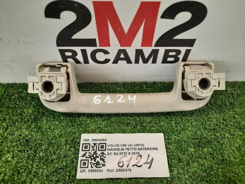 Maniglia Tetto Anteriore SX 39834464 Volvo V40 II 2012