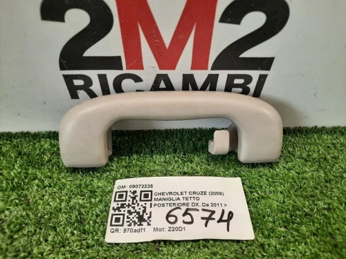 Maniglia Tetto Posteriore DX 09072235 POST DX Chevrolet Cruze 2009