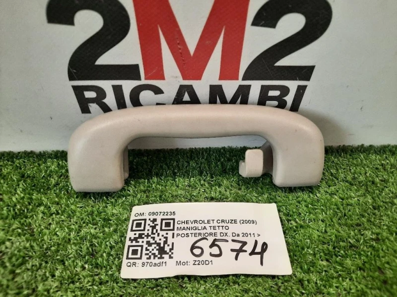 Maniglia Tetto Posteriore DX 09072235 POST DX Chevrolet Cruze 2009