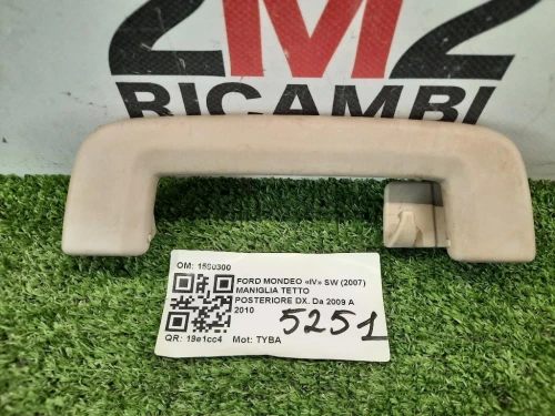 Maniglia Tetto Posteriore DX 1580300 POST DX Ford Mondeo IV SW 2007