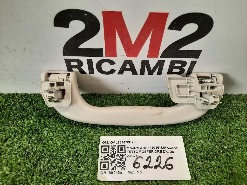 Maniglia Tetto Posteriore DX POST DX Mazda 3 III 2016