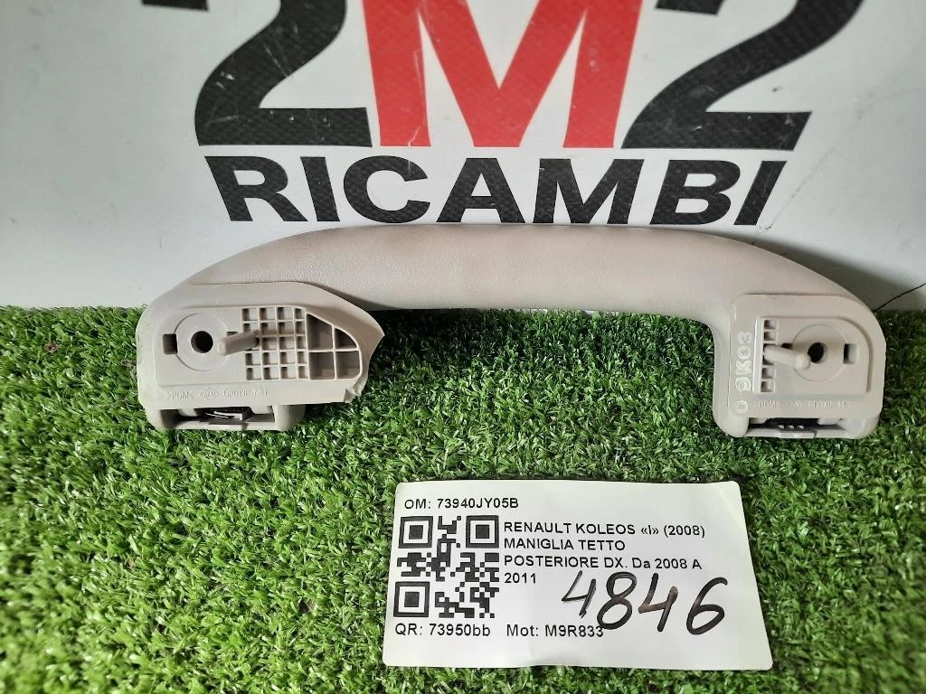 Maniglia Tetto Posteriore DX TETTO Renault Koleos I 2008