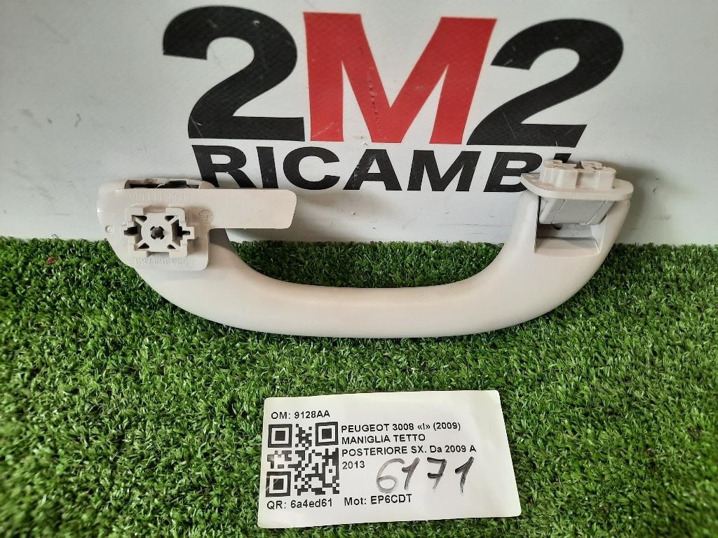 Maniglia Tetto Posteriore SX 9128AA POST SX Peugeot 3008 I 2009