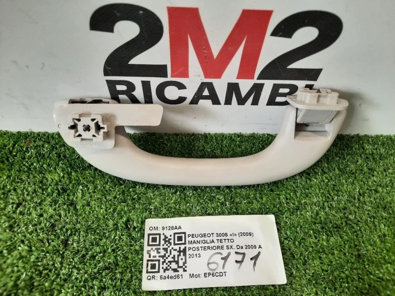 Maniglia Tetto Posteriore SX 9128AA POST SX Peugeot 3008 I 2009