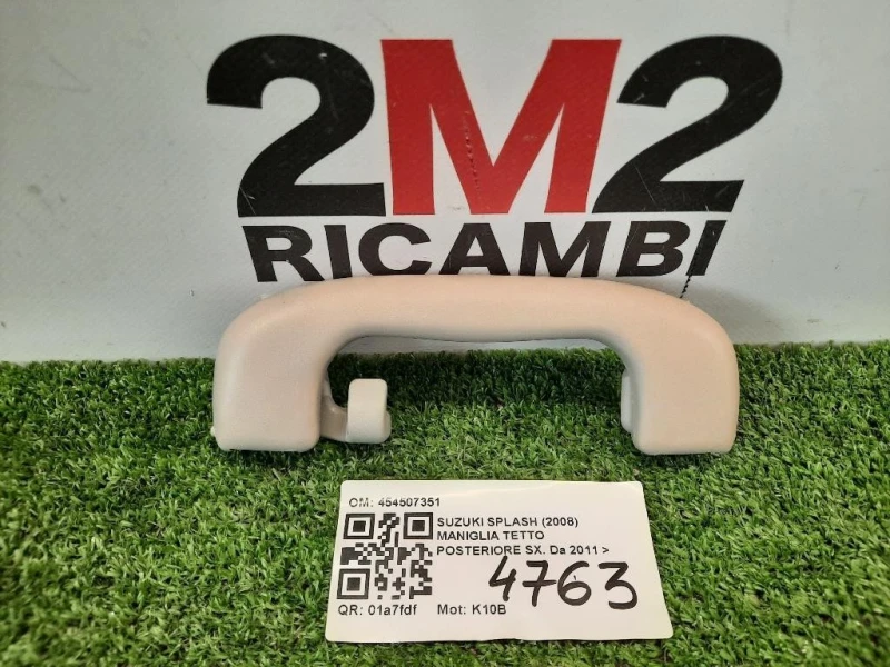 Maniglia Tetto Posteriore SX 454507351 Suzuki Splash 2008