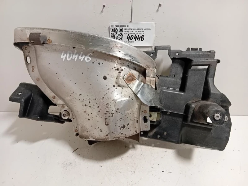 TUBO Marmitta Posteriore A2054900300 SX Mercedes Classe C W205 2014