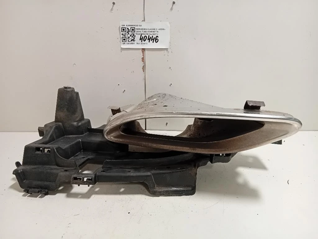 TUBO Marmitta Posteriore A2054900300 SX Mercedes Classe C W205 2014