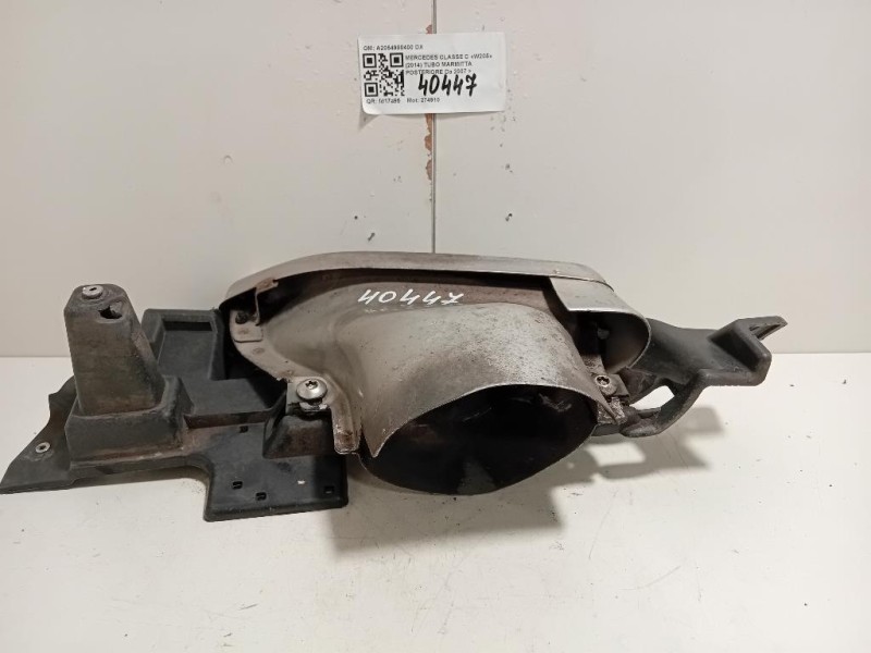 TUBO Marmitta Posteriore A2054900400 DX Mercedes Classe C W205 2014