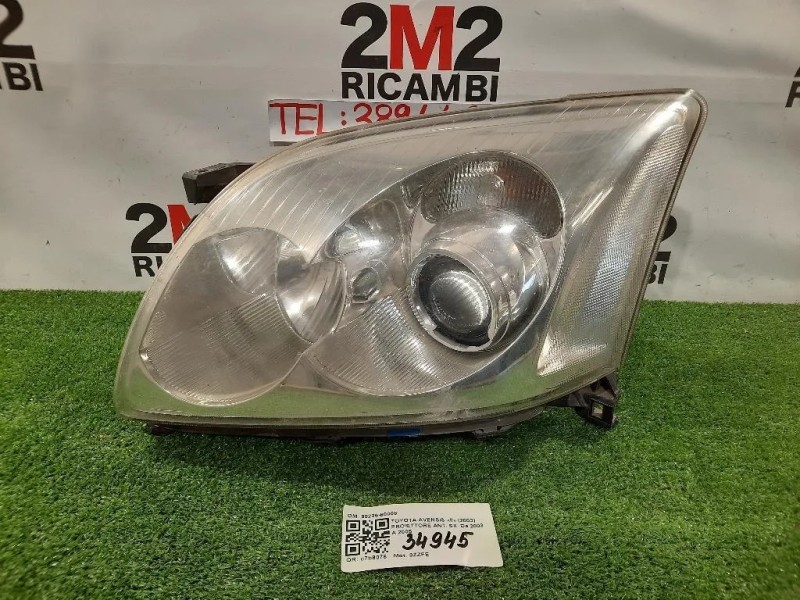 Proiettore ANT SX 99226-80008 Toyota Avensis II 2003