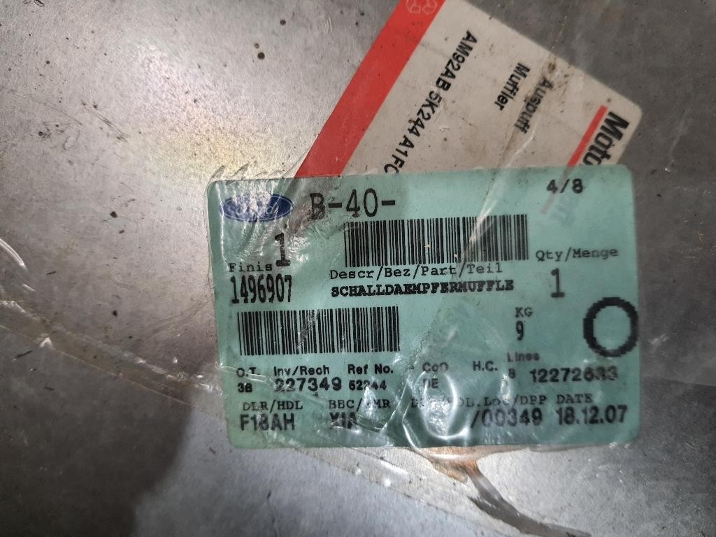 Marmitta Posteriore 1496907 Ford Escort VI 1991