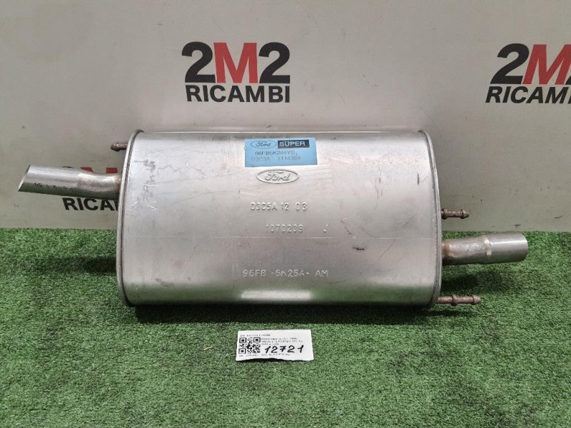 Marmitta Posteriore NUOVO 1114369 Ford Fiesta IV 1996