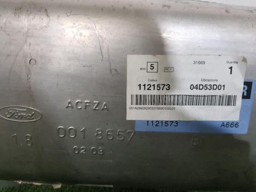 Marmitta Posteriore 1121573 Ford Focus I 1999