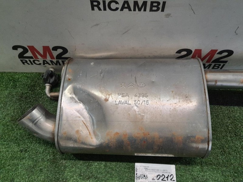 Marmitta Posteriore 9808922180 Peugeot 308 II 2017