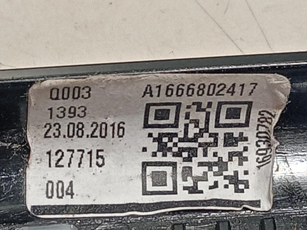 Mascherina Altoparlante Centrale Cruscotto A1666802417 Mercedes Classe GLE W166 2015