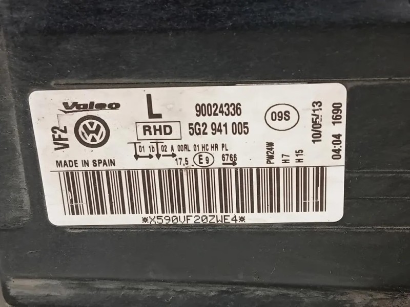 Proiettore ANT SX 5G2 941 005 Volkswagen GOLF VII 2013