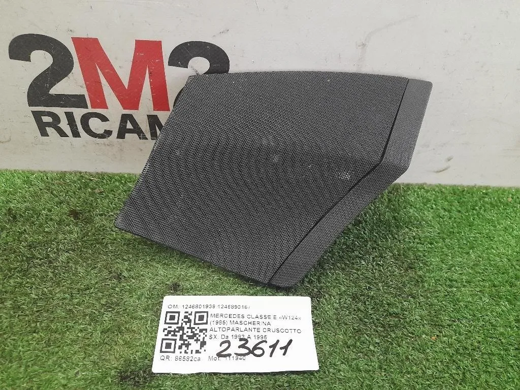 Mascherina Altoparlante Cruscotto SX 1246801939 1246890167 SX Mercedes Classe E W124 1985