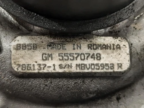 Turbina 55570748 Opel Insignia A 2009