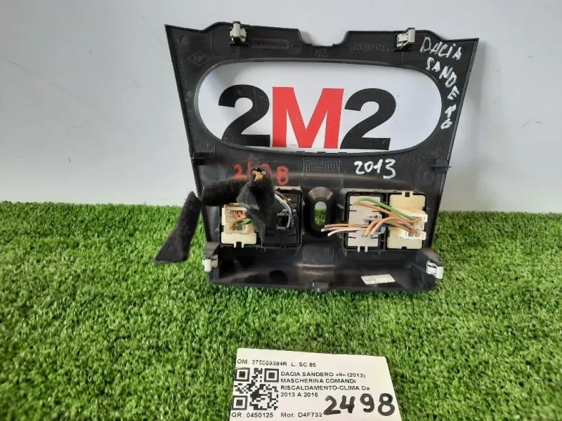 Mascherina Comandi Riscaldamento-clima 275009384R Dacia Sandero II 2013