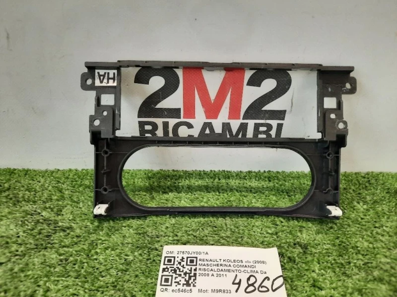 Mascherina Comandi Riscaldamento-clima COMANDI CLIMA AC Renault Koleos I 2008