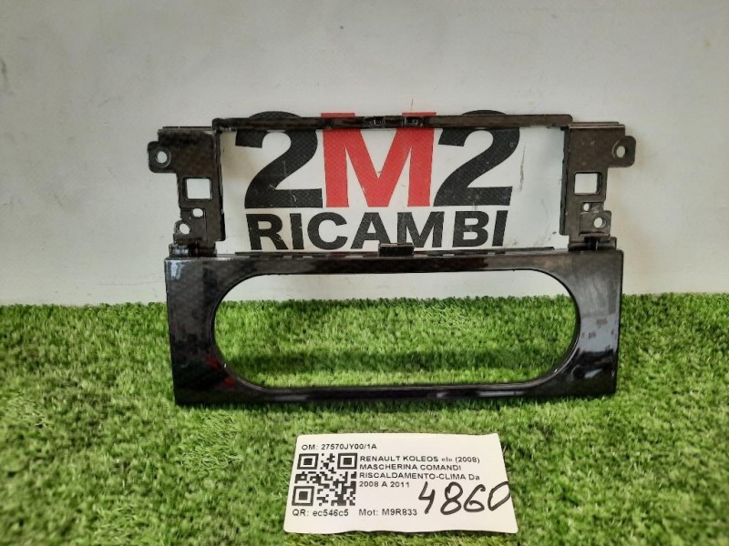 Mascherina Comandi Riscaldamento-clima COMANDI CLIMA AC Renault Koleos I 2008