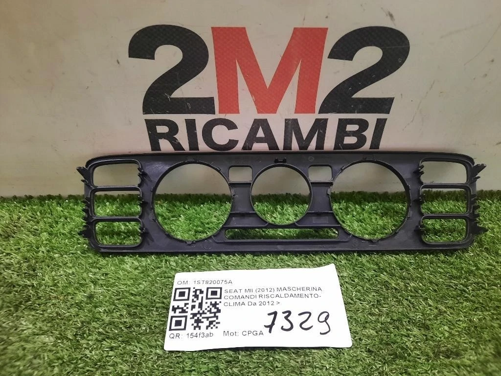 Mascherina Comandi Riscaldamento-clima 1ST820075A Seat MII 2012