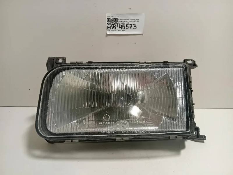 Proiettore ANT SX 301133467 Volkswagen Passat III 1994