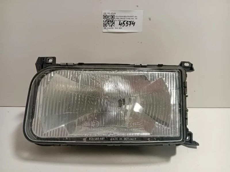Proiettore ANT SX 13347900 Volkswagen Passat III 1994