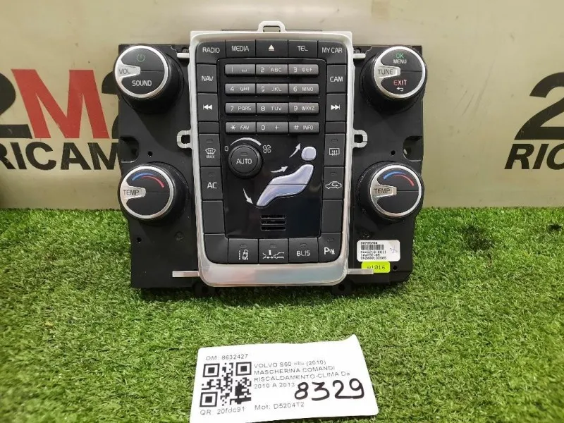 Mascherina Comandi Riscaldamento-clima 8632427 Volvo S60 II 2010