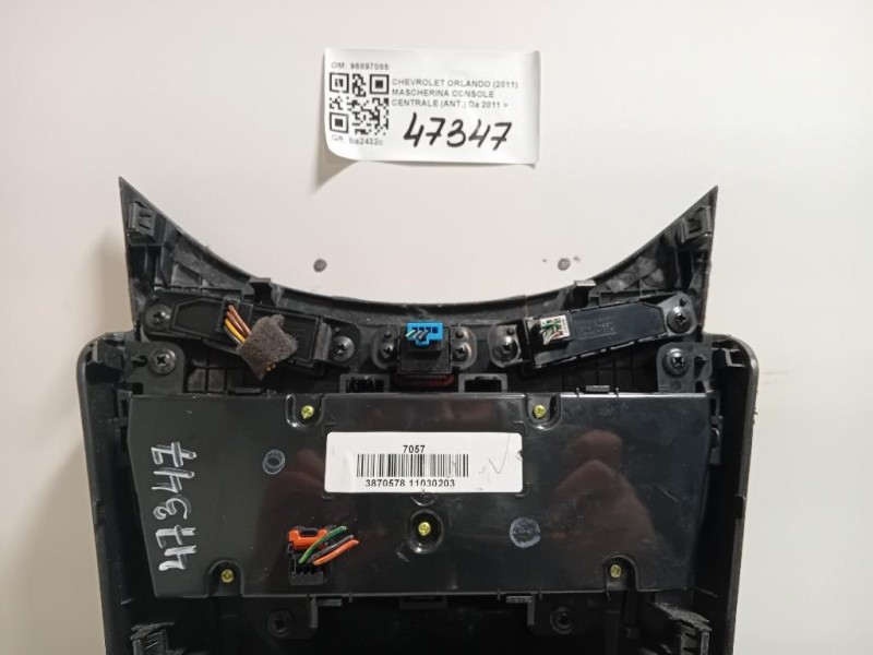 Mascherina Console Centrale ANT 96897085 Chevrolet Orlando 2011