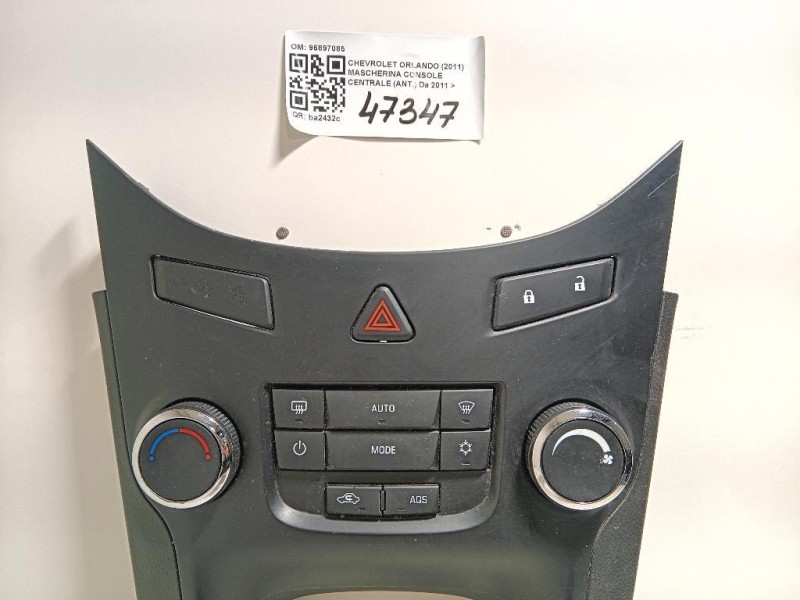 Mascherina Console Centrale ANT 96897085 Chevrolet Orlando 2011